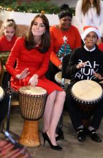 KATE MIDDLETON at Anna Freud Centre Family School Christmas Party in London 12/15/2015