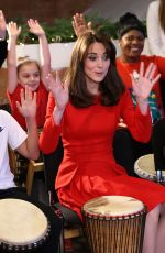 KATE MIDDLETON at Anna Freud Centre Family School Christmas Party in London 12/15/2015