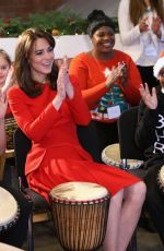 KATE MIDDLETON at Anna Freud Centre Family School Christmas Party in London 12/15/2015