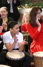 KATE MIDDLETON at Anna Freud Centre Family School Christmas Party in London 12/15/2015