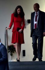KATE MIDDLETON at Anna Freud Centre Family School Christmas Party in London 12/15/2015