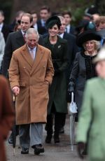 KATE MIDDLETON at Christmas Day Service at St. Mary Magdalene Church 12/25/2015
