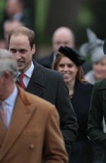 KATE MIDDLETON at Christmas Day Service at St. Mary Magdalene Church 12/25/2015