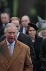 KATE MIDDLETON at Christmas Day Service at St. Mary Magdalene Church 12/25/2015