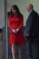 KATE MIDDLETON Visits the Anna Freud Centre in London 12/15/2015