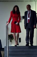 KATE MIDDLETON Visits the Anna Freud Centre in London 12/15/2015