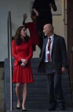 KATE MIDDLETON Visits the Anna Freud Centre in London 12/15/2015