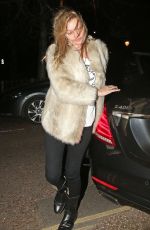 KATE MOSS Leaves X Factor Live Show in London 12/05/2015