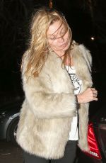 KATE MOSS Leaves X Factor Live Show in London 12/05/2015