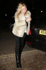 KATE MOSS Leaves X Factor Live Show in London 12/05/2015