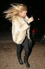 KATE MOSS Leaves X Factor Live Show in London 12/05/2015