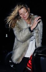 KATE MOSS Leaves X Factor Live Show in London 12/05/2015