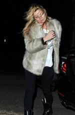 KATE MOSS Leaves X Factor Live Show in London 12/05/2015