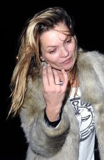 KATE MOSS Leaves X Factor Live Show in London 12/05/2015