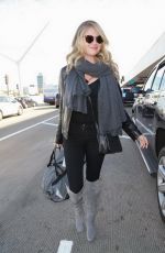 KATE UPTON at LAX Airpor in Los Angeles 12/22/2015