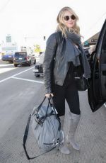 KATE UPTON at LAX Airpor in Los Angeles 12/22/2015