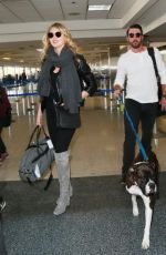 KATE UPTON at LAX Airpor in Los Angeles 12/22/2015