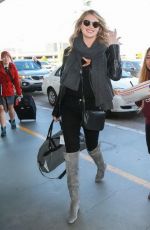 KATE UPTON at LAX Airpor in Los Angeles 12/22/2015