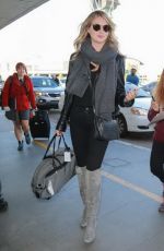 KATE UPTON at LAX Airpor in Los Angeles 12/22/2015