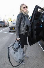 KATE UPTON at LAX Airpor in Los Angeles 12/22/2015