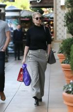 KATE UPTON Shopping at The Grove in Hollywood 12/24/2015