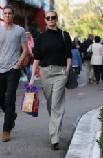 KATE UPTON Shopping at The Grove in Hollywood 12/24/2015