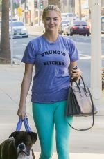 KATE UPTON Walks Her Der Harley Out in Beverly Hills 12/20/2015