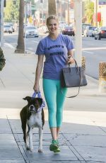 KATE UPTON Walks Her Der Harley Out in Beverly Hills 12/20/2015