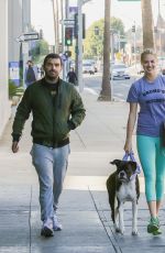 KATE UPTON Walks Her Der Harley Out in Beverly Hills 12/20/2015