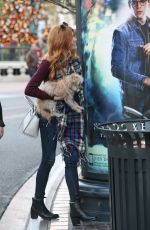 KATHERINE MCNAMAR at The Grove in West Hollywood 12/17/2015