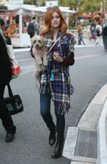 KATHERINE MCNAMAR at The Grove in West Hollywood 12/17/2015