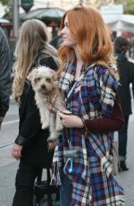 KATHERINE MCNAMAR at The Grove in West Hollywood 12/17/2015
