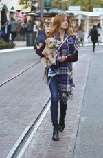 KATHERINE MCNAMAR at The Grove in West Hollywood 12/17/2015