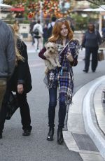 KATHERINE MCNAMAR at The Grove in West Hollywood 12/17/2015