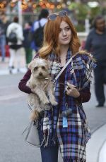 KATHERINE MCNAMAR at The Grove in West Hollywood 12/17/2015