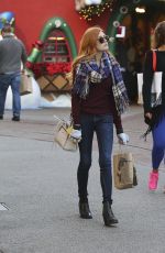 KATHERINE MCNAMAR at The Grove in West Hollywood 12/17/2015