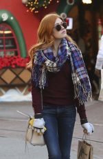 KATHERINE MCNAMAR at The Grove in West Hollywood 12/17/2015