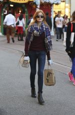KATHERINE MCNAMAR at The Grove in West Hollywood 12/17/2015