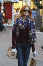 KATHERINE MCNAMAR at The Grove in West Hollywood 12/17/2015
