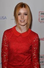 KATHERINE MCNAMARA at Inaugural World Aids Day Benefit in Los Angeles 12/01/2015