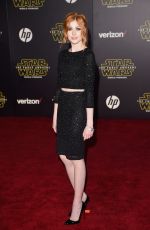 KATHERINE MCNAMARA at Star Wars: Episode VII - The Force Awakens Premiere in Hollywood 12/14/2015