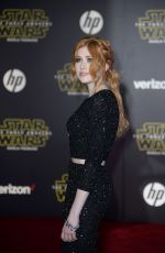 KATHERINE MCNAMARA at Star Wars: Episode VII - The Force Awakens Premiere in Hollywood 12/14/2015