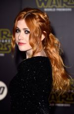 KATHERINE MCNAMARA at Star Wars: Episode VII - The Force Awakens Premiere in Hollywood 12/14/2015