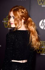 KATHERINE MCNAMARA at Star Wars: Episode VII - The Force Awakens Premiere in Hollywood 12/14/2015