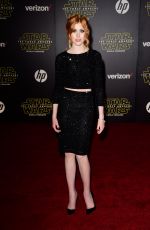 KATHERINE MCNAMARA at Star Wars: Episode VII - The Force Awakens Premiere in Hollywood 12/14/2015