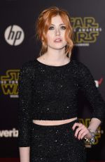 KATHERINE MCNAMARA at Star Wars: Episode VII - The Force Awakens Premiere in Hollywood 12/14/2015