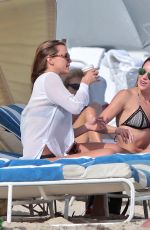 KATIE CASSIDY in Bikini at a Beach in Miami 12/23/2015