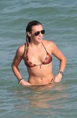 KATIE CASSIDY in Bikini at a Beach in Miami 12/28/2015