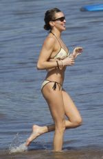 KATIE CASSIDY in Bikini on the Beach in Miami 11/29/2015