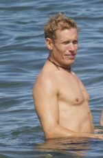 KATIE CASSIDY in Bikini on the Beach in Miami 11/29/2015